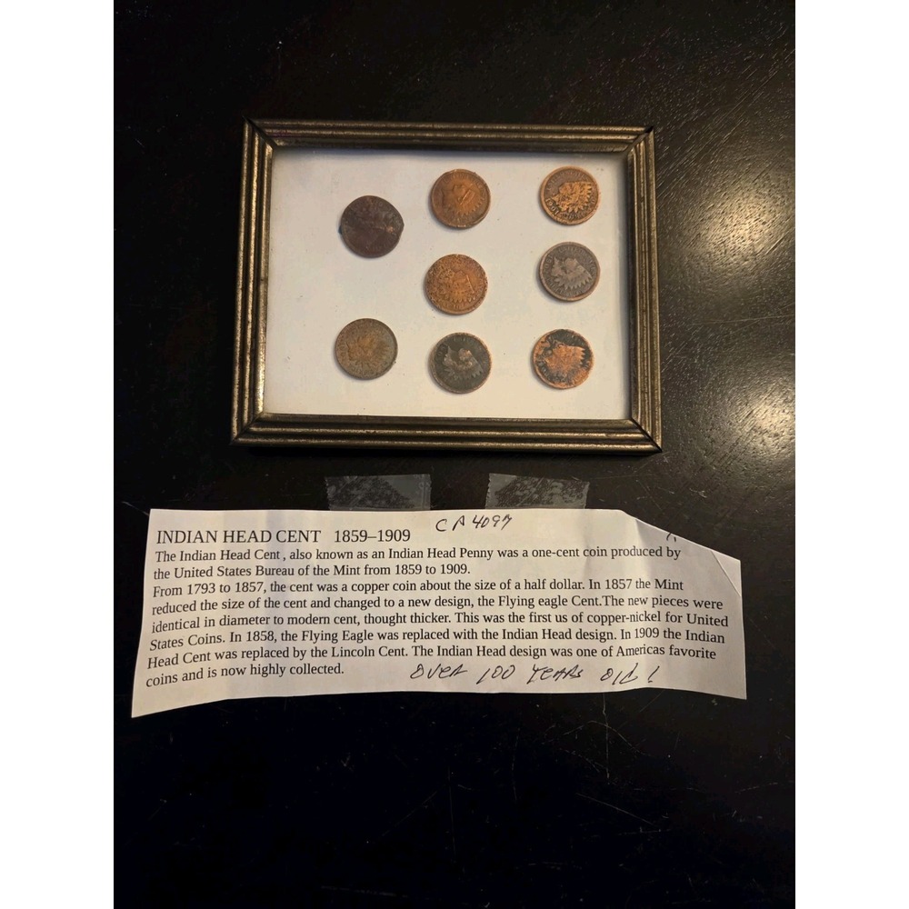 Collection Of Indian Head Cents Or Indian Head Pennies‎